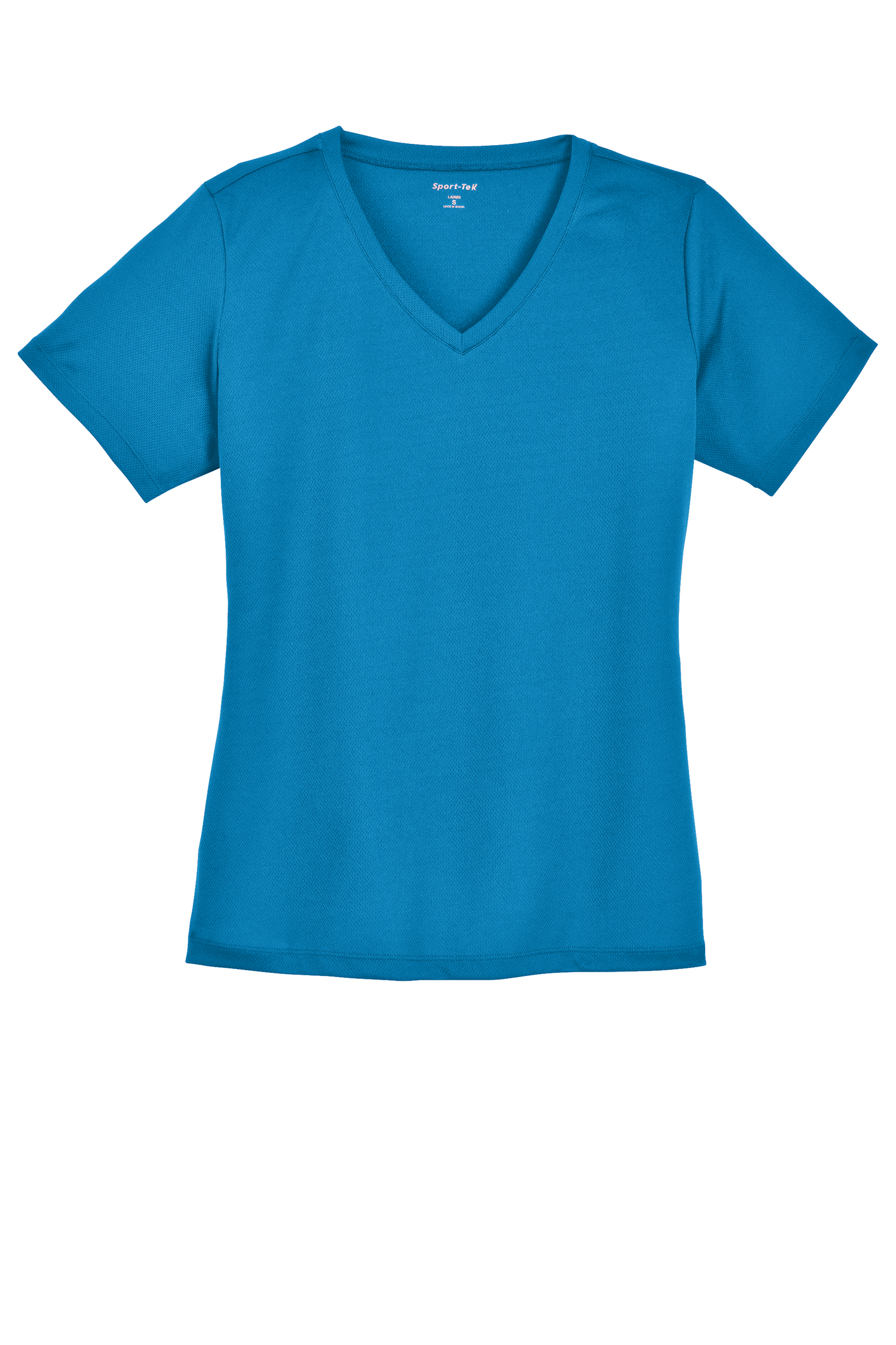 Sport-Tek® Women's PosiCharge® RacerMesh® V-Neck Tee - Pond Blue