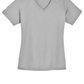 Sport-Tek® Women's PosiCharge® RacerMesh® V-Neck Tee - Silver