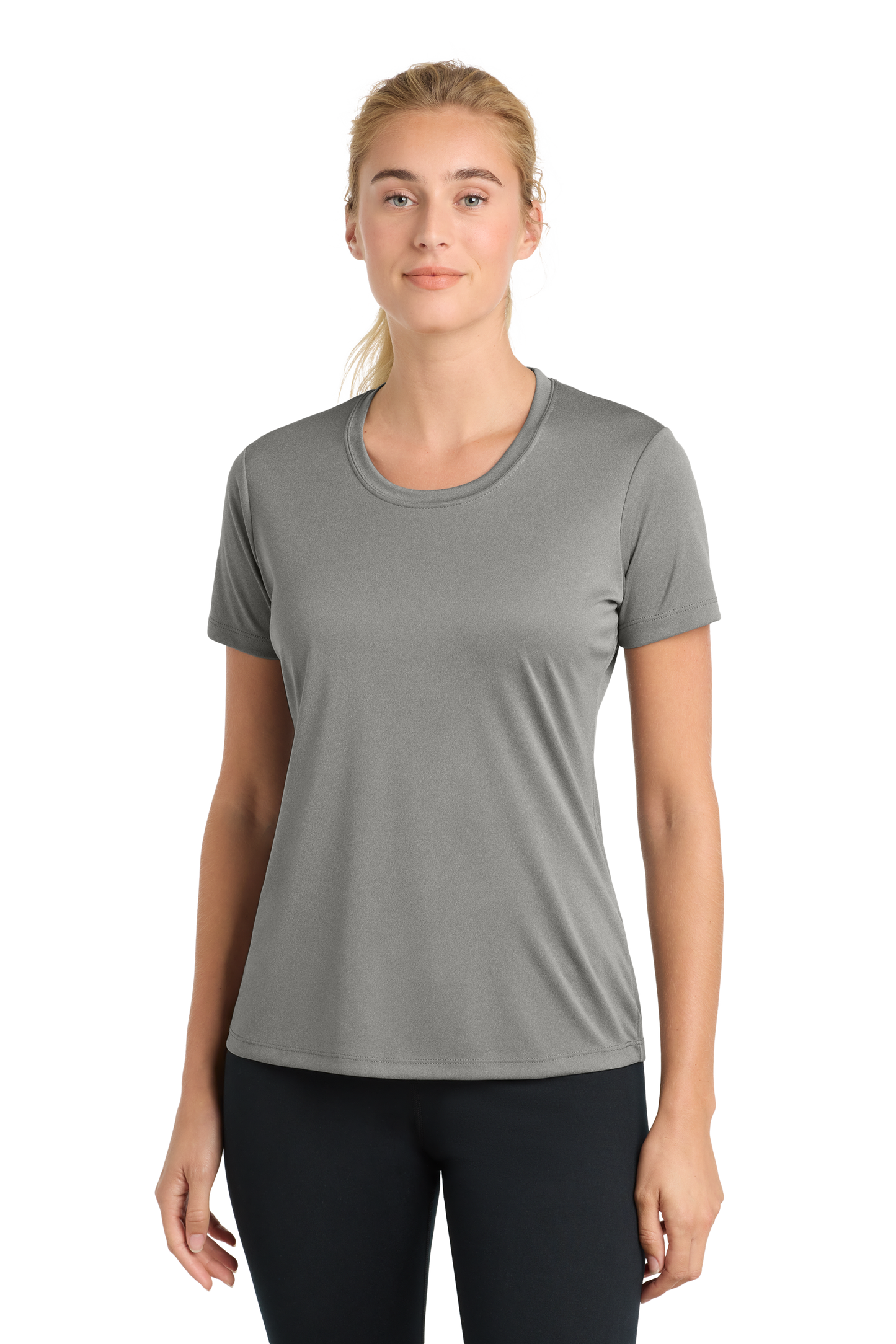 Sport-Tek® Women's PosiCharge® Competitor™ Tee - Grey Concrete Heather