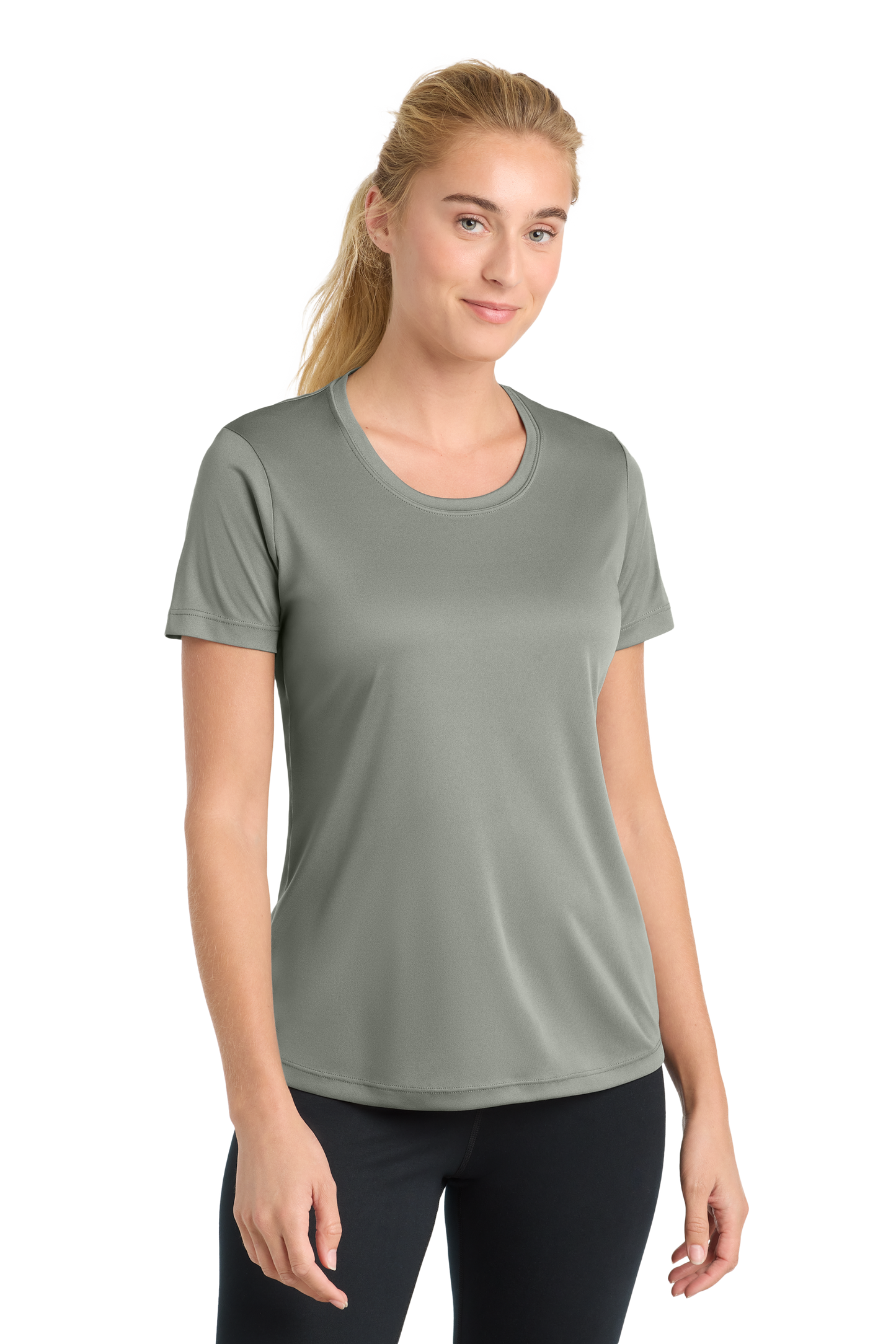 Sport-Tek® Women's PosiCharge® Competitor™ Tee - Grey Concrete