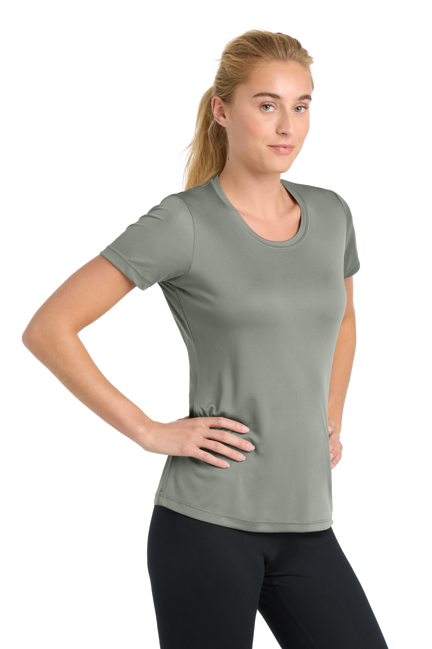 Sport-Tek® Women's PosiCharge® Competitor™ Tee - Grey Concrete