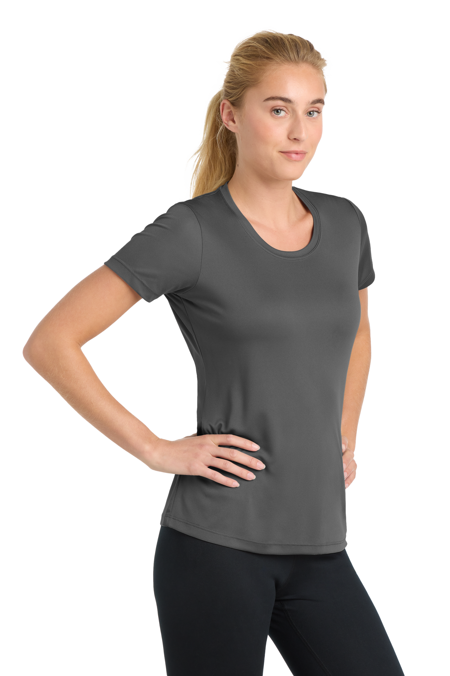 Sport-Tek® Women's PosiCharge® Competitor™ Tee - Iron Grey