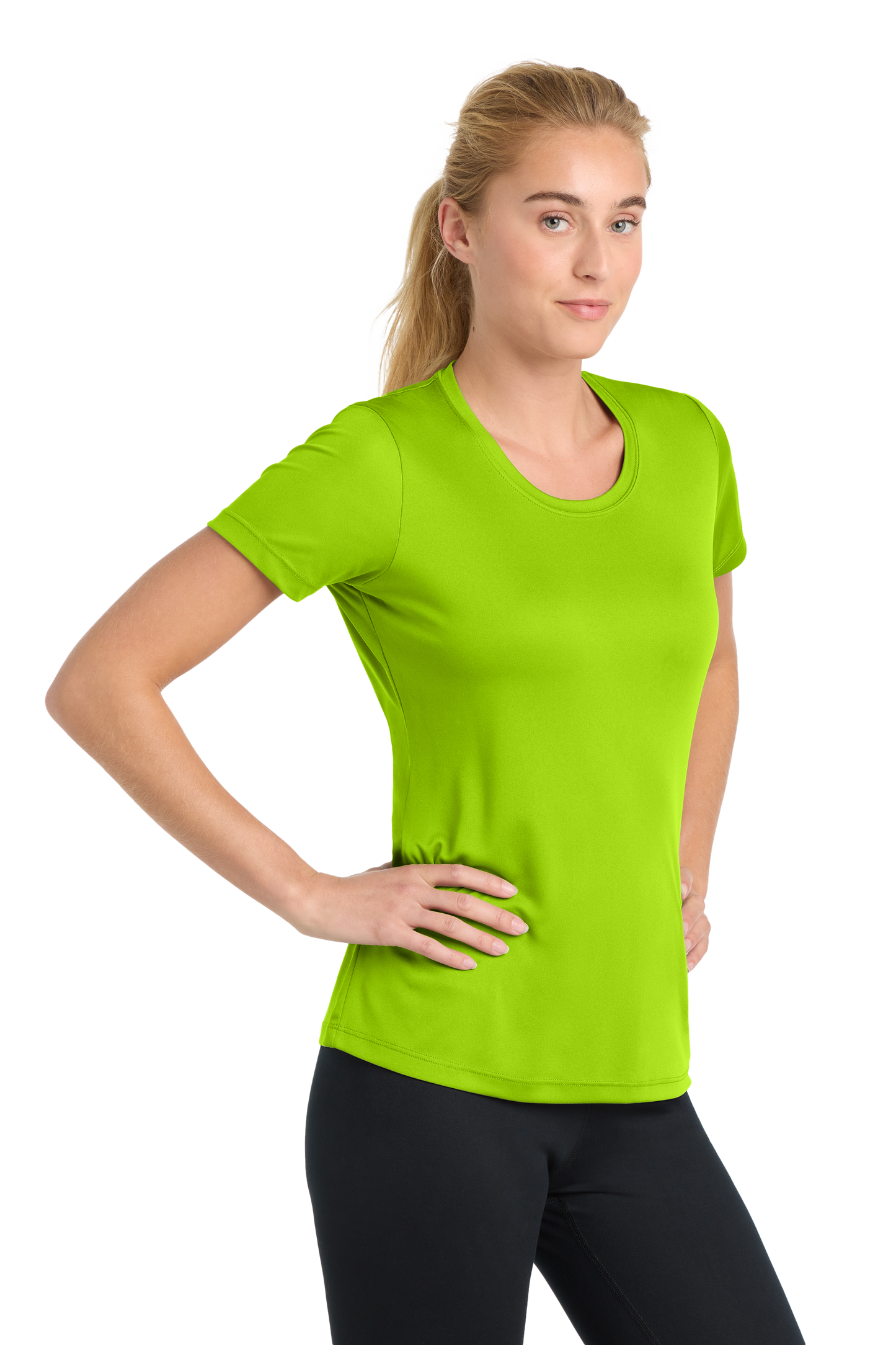 Sport-Tek® Women's PosiCharge® Competitor™ Tee - Lime Shock
