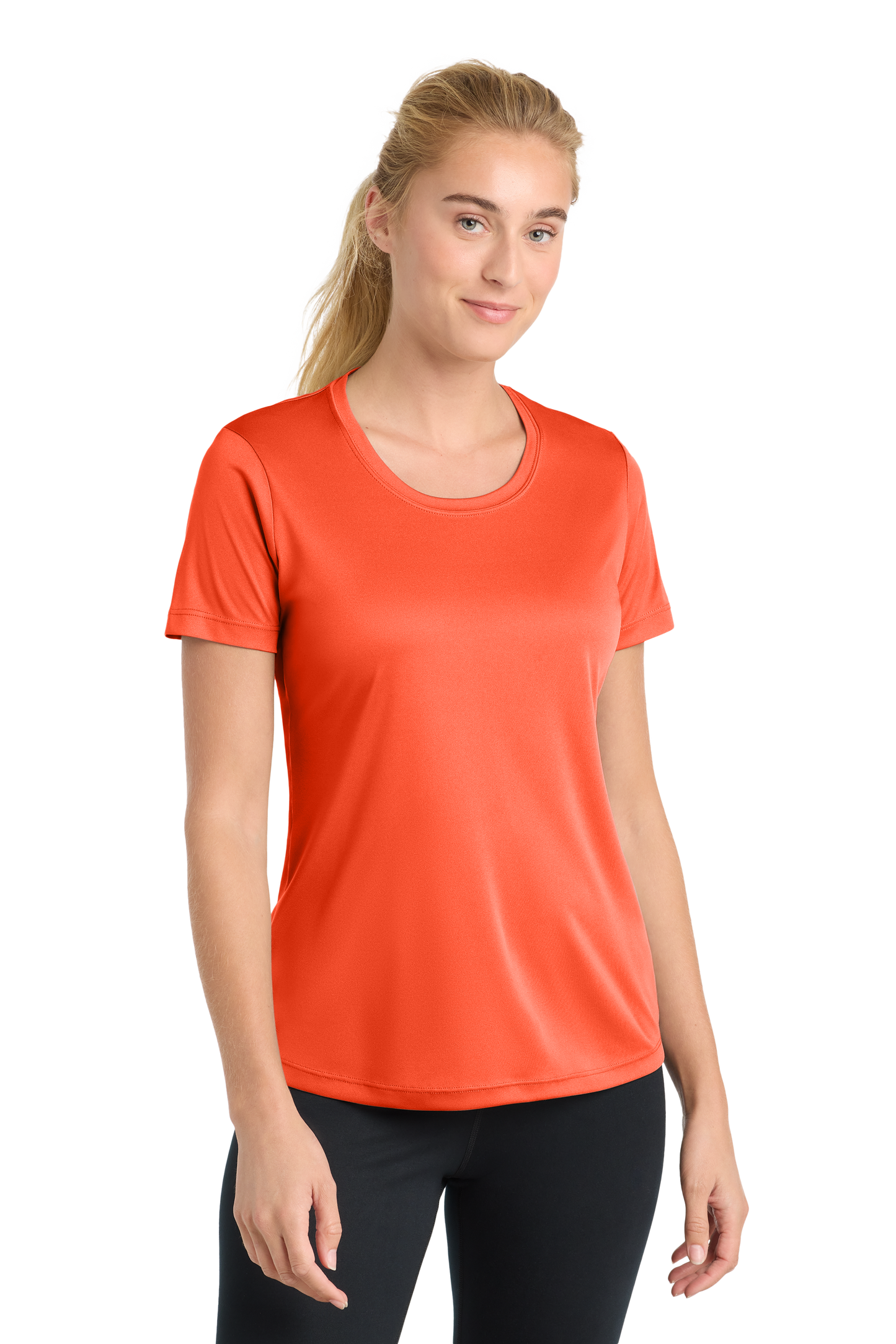 Sport-Tek® Women's PosiCharge® Competitor™ Tee - Neon Orange