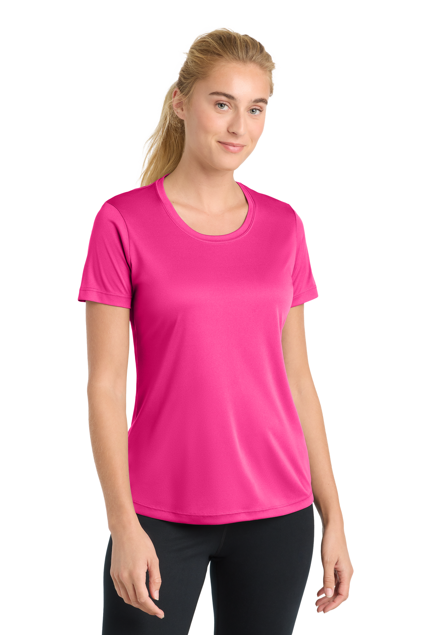 Sport-Tek® Women's PosiCharge® Competitor™ Tee - Neon Pink