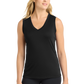 Sport-Tek® Women's Sleeveless PosiCharge® Competitor™ V-Neck Tee - Black