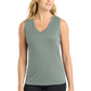 Sport-Tek® Women's Sleeveless PosiCharge® Competitor™ V-Neck Tee - Silver