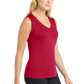Sport-Tek® Women's Sleeveless PosiCharge® Competitor™ V-Neck Tee - True Red