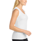 Sport-Tek® Women's Sleeveless PosiCharge® Competitor™ V-Neck Tee - White