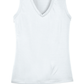 Sport-Tek® Women's Sleeveless PosiCharge® Competitor™ V-Neck Tee - White