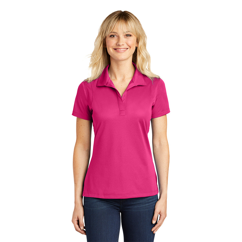 Sport-Tek® Women's Micropique Sport-Wick® Polo - Pink Raspberry