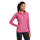 Sport-Tek® Women's Sport-Wick® Stretch 1/4-Zip Pullover - Dusty Rose