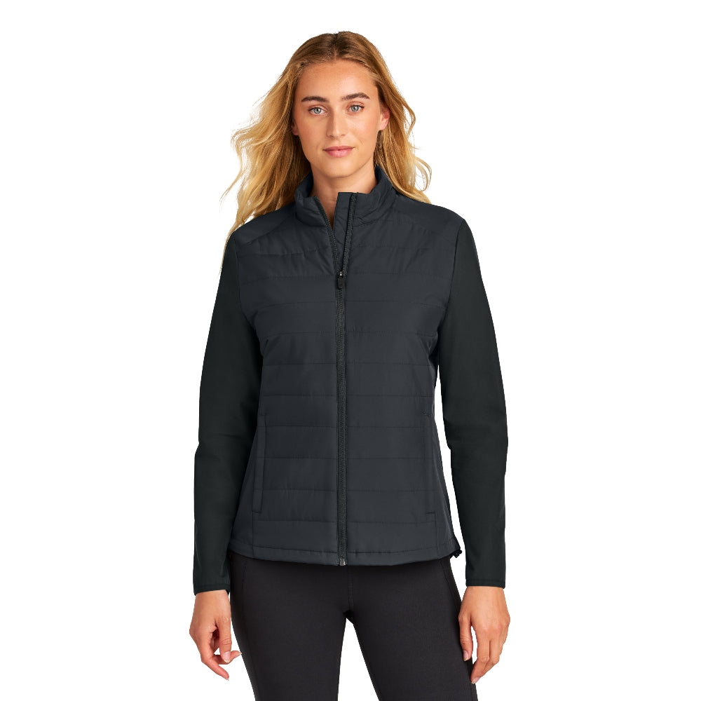 Sport-Tek® Women’s Teknical Hybrid Jacket - Black