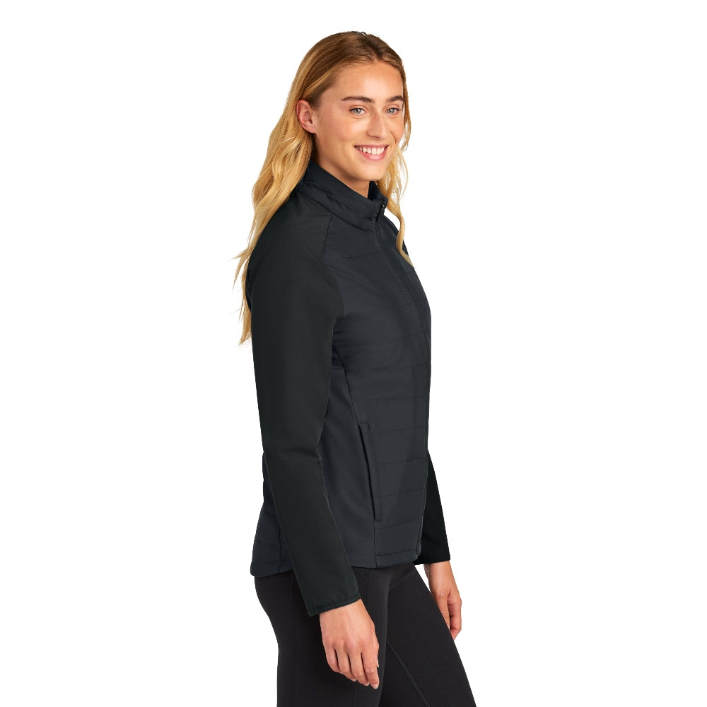 Sport-Tek® Women’s Teknical Hybrid Jacket - Black