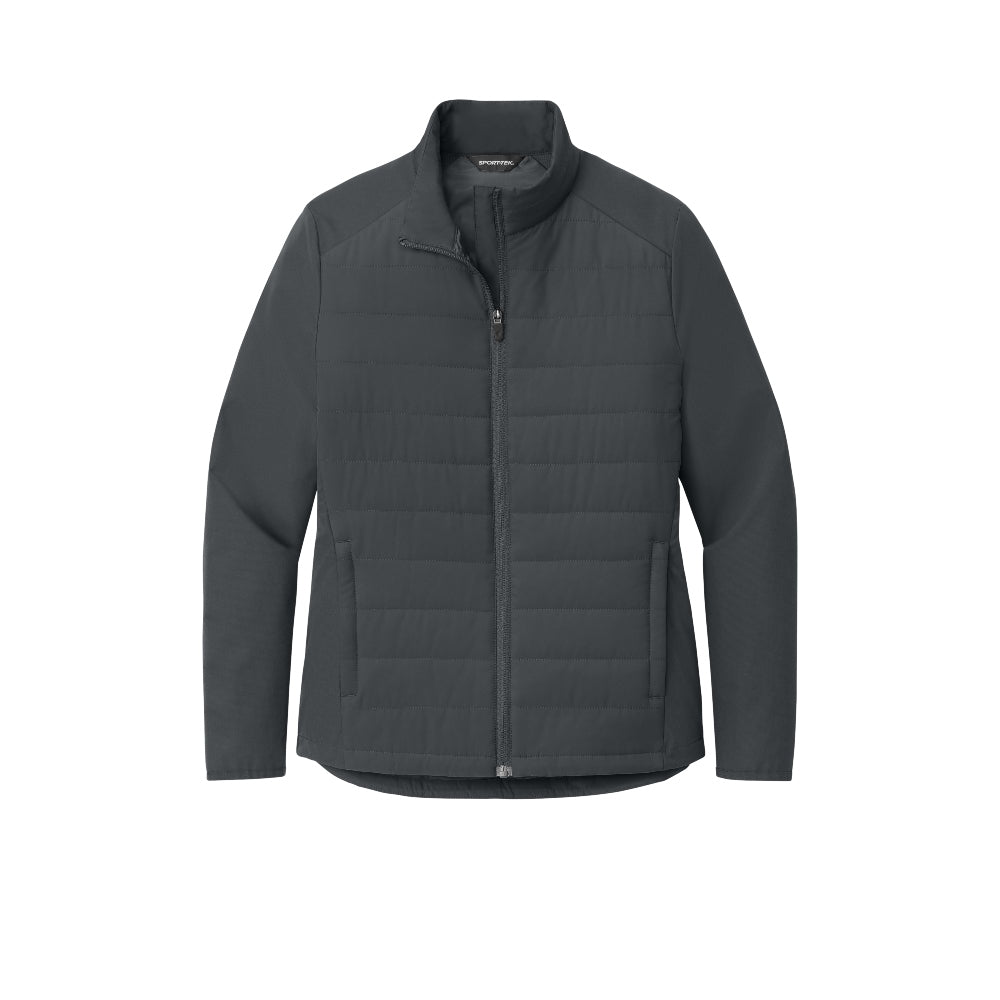Sport-Tek® Women’s Teknical Hybrid Jacket - Iron Grey