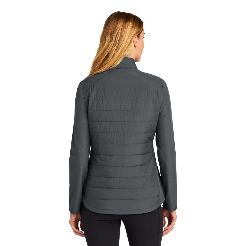 Sport-Tek® Women’s Teknical Hybrid Jacket - Iron Grey