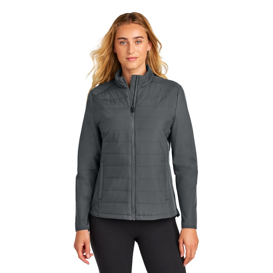 Sport-Tek® Women’s Teknical Hybrid Jacket - Iron Grey