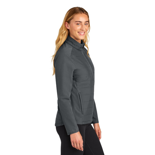 Sport-Tek® Women’s Teknical Hybrid Jacket - Iron Grey
