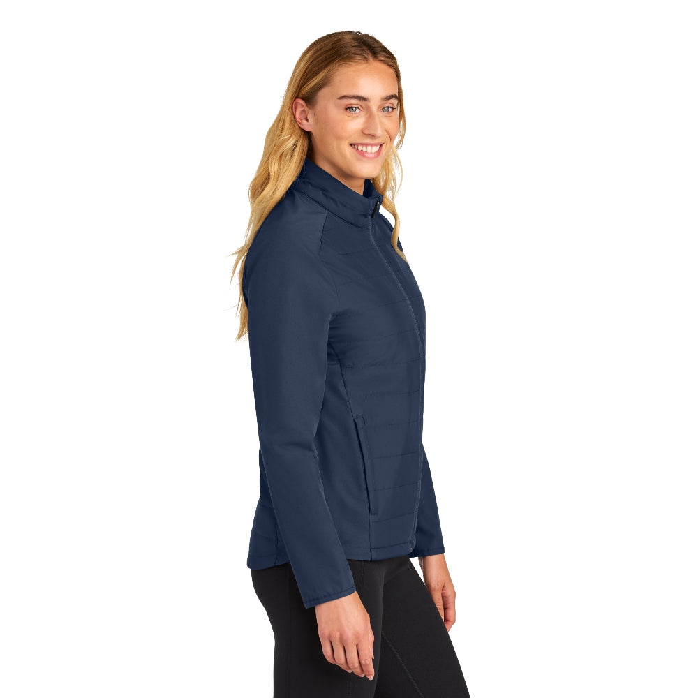 Sport-Tek® Women’s Teknical Hybrid Jacket - True Navy