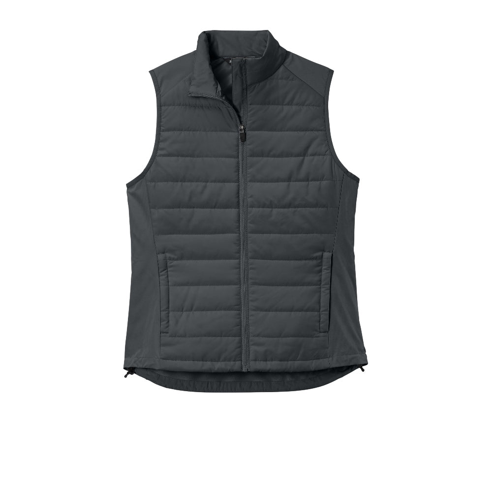 Sport-Tek® Women’s Teknical Hybrid Vest - Iron Grey