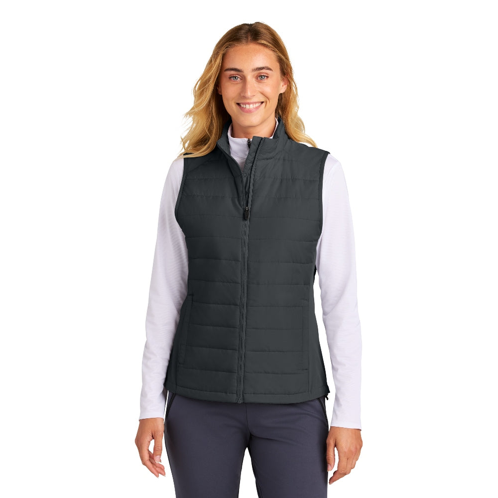 Sport-Tek® Women’s Teknical Hybrid Vest - Iron Grey