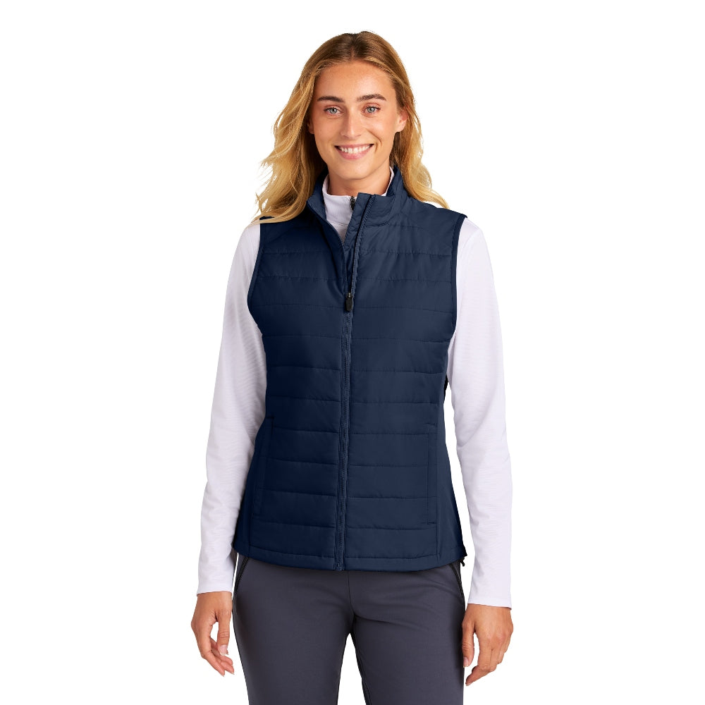 Sport-Tek® Women’s Teknical Hybrid Vest - True Navy