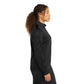 Sport-Tek® Ladies Tricot Sleeve Stripe Track Jacket - Black
