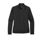 Sport-Tek® Ladies Tricot Sleeve Stripe Track Jacket - Black