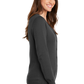 Port Authority® Women's Cardigan Sweater - Charcoal Heather