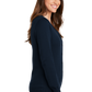 Port Authority® Women's Cardigan Sweater - Navy