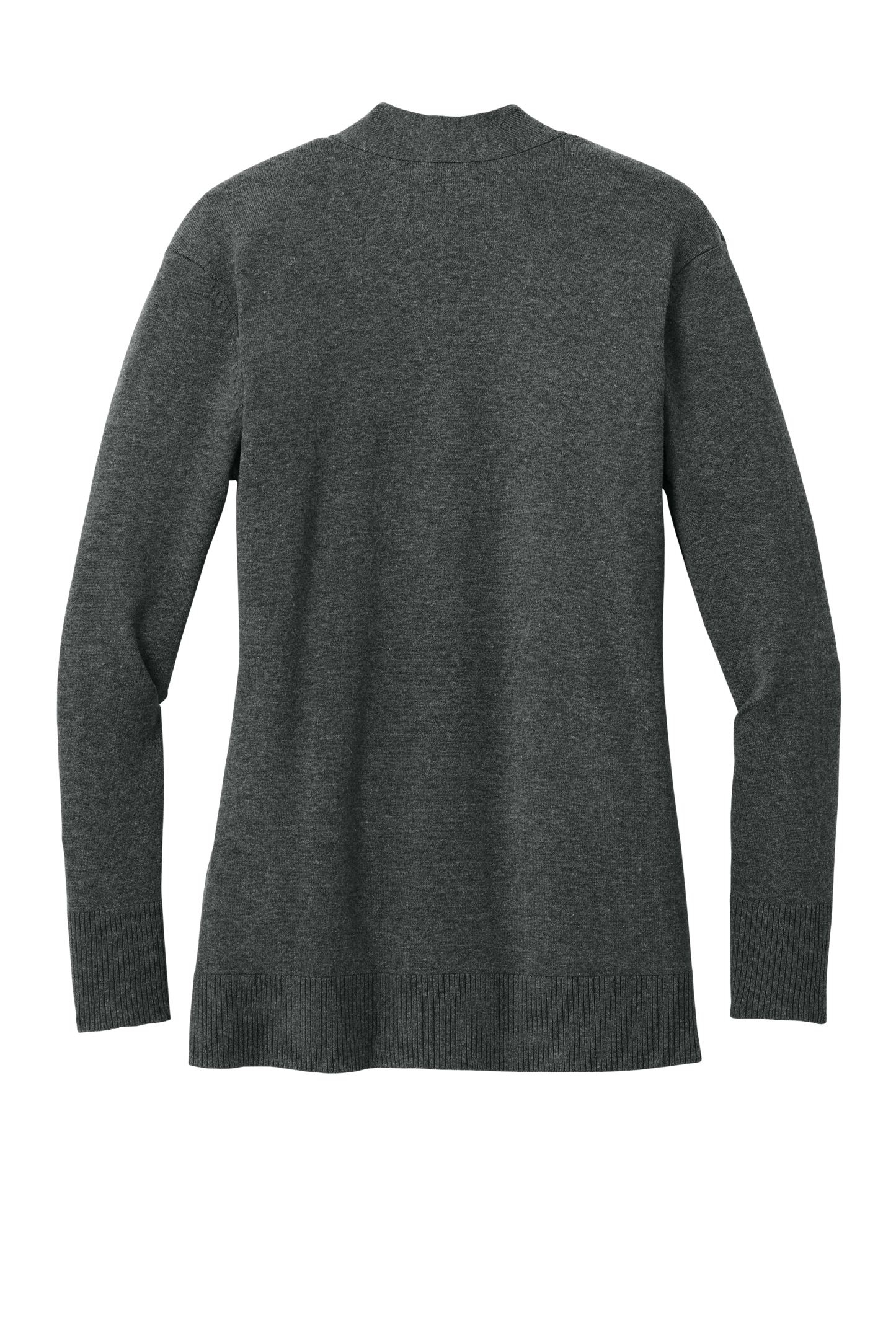 Port Authority® Women’s Easy Care Open-Front Cardigan Sweater - Charcoal Heather