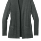 Port Authority® Women’s Easy Care Open-Front Cardigan Sweater - Charcoal Heather