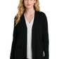 Port Authority® Women’s Easy Care Open-Front Cardigan Sweater - Deep Black
