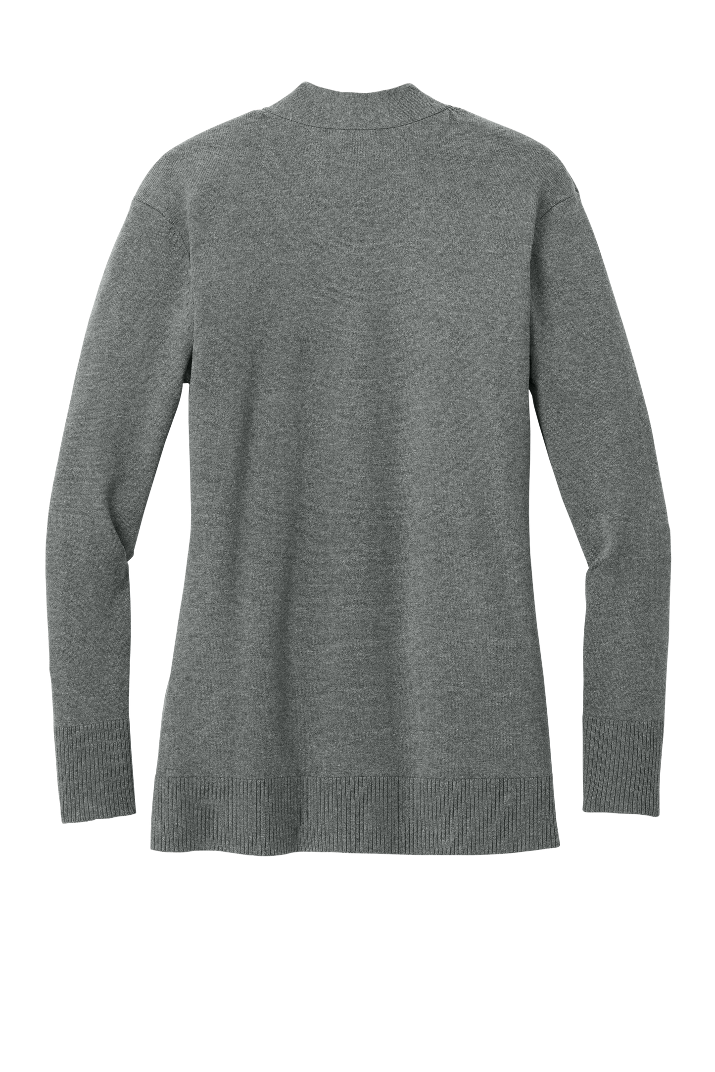 Port Authority® Women’s Easy Care Open-Front Cardigan Sweater - Medium Heather Grey