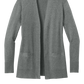 Port Authority® Women’s Easy Care Open-Front Cardigan Sweater - Medium Heather Grey