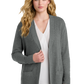 Port Authority® Women’s Easy Care Open-Front Cardigan Sweater - Medium Heather Grey