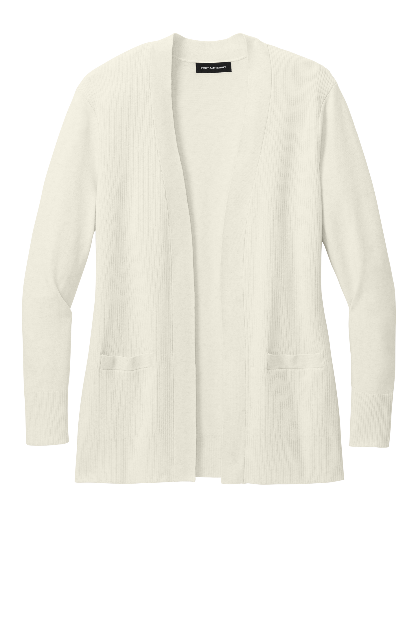 Port Authority® Women’s Easy Care Open-Front Cardigan Sweater - Oatmeal Heather