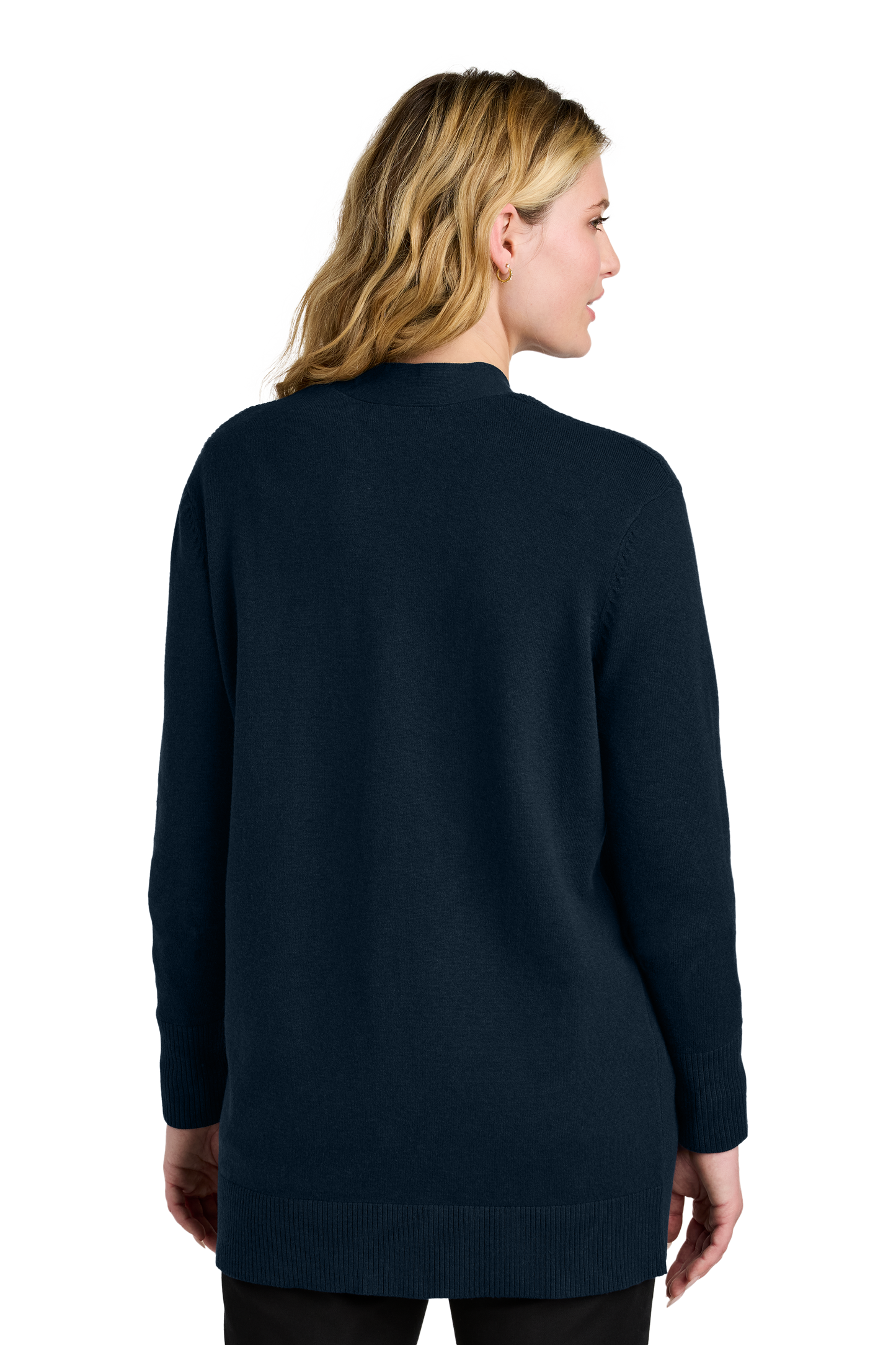 Port Authority® Women’s Easy Care Open-Front Cardigan Sweater - River Blue Navy