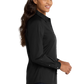Port Authority® Women's Long Sleeve Carefree Poplin Shirt - Deep Black