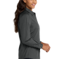 Port Authority® Women's Long Sleeve Carefree Poplin Shirt - Graphite