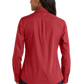 Port Authority® Women's Long Sleeve Carefree Poplin Shirt - Rich Red