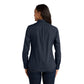 Port Authority® Women's Long Sleeve Carefree Poplin Shirt - River Blue Navy