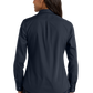 Port Authority® Women's Long Sleeve Carefree Poplin Shirt - River Blue Navy