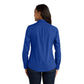 Port Authority® Women's Long Sleeve Carefree Poplin Shirt - True Royal