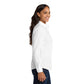 Port Authority® Women's Long Sleeve Carefree Poplin Shirt - White