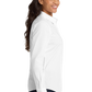 Port Authority® Women's Long Sleeve Carefree Poplin Shirt - White
