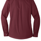 Port Authority® Women's Long Sleeve Carefree Poplin Shirt - Burgundy
