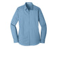 Port Authority® Women's Long Sleeve Carefree Poplin Shirt - Carolina Blue