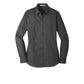 Port Authority® Women's Long Sleeve Carefree Poplin Shirt - Graphite