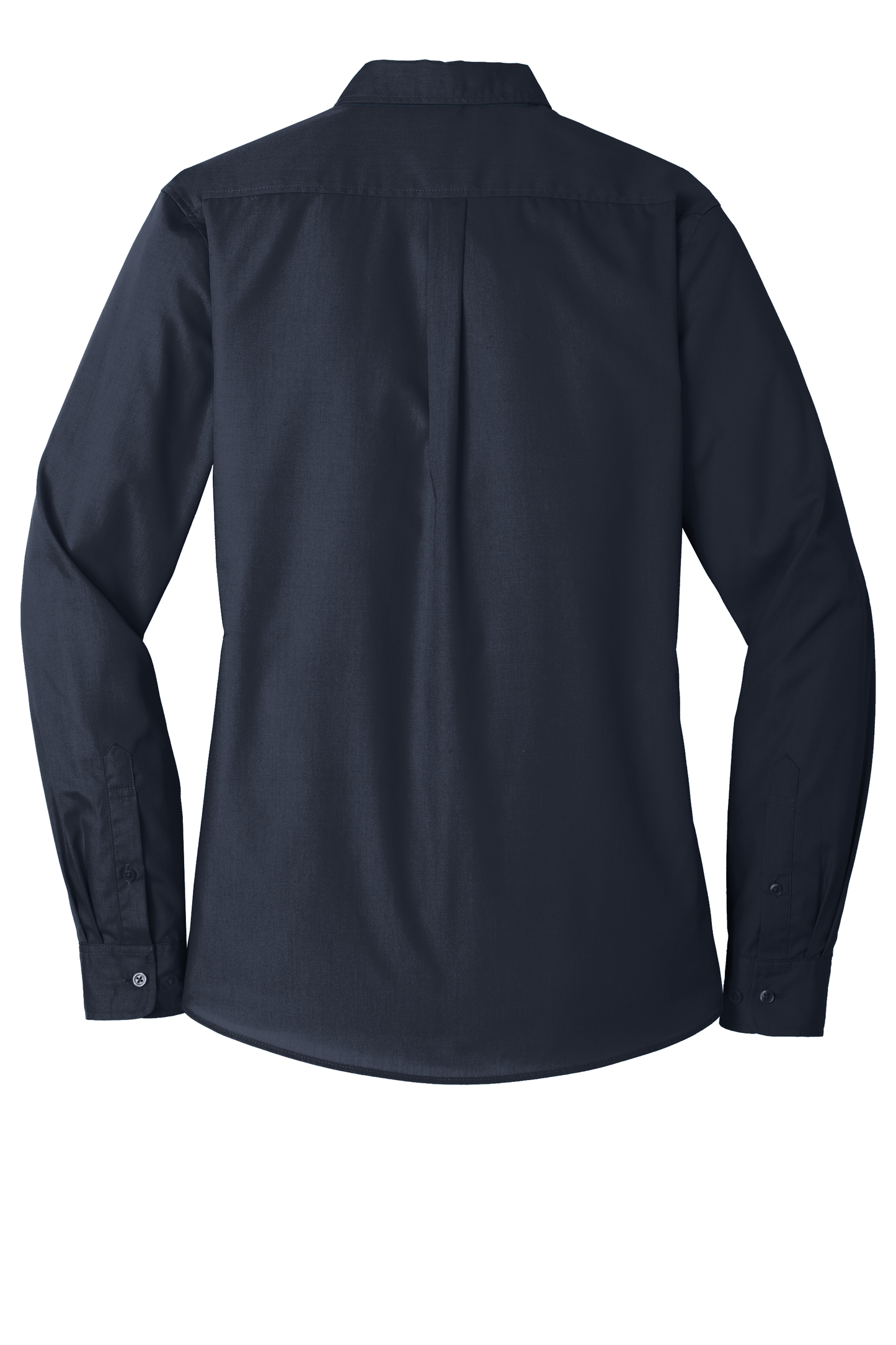 Port Authority® Women's Long Sleeve Carefree Poplin Shirt - River Blue Navy